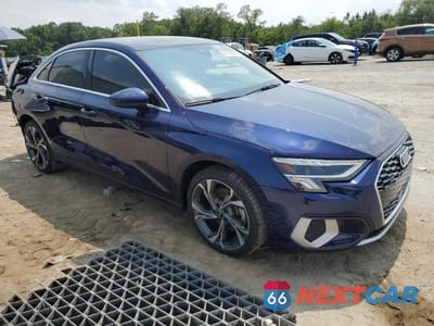 Czwarte zdjęcie samochodu z boku: 2022 AUDI A3 PREMIUM PLUS VIN:WAUHUDGY0NA058909 - miniatura