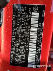 Zdjęcie 12 z 13 samochodu: 2022 TOYOTA CAMRY SE VIN:4T1G11AK8NU043580 - miniatura
