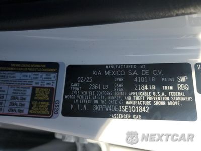 Zdjęcie 12 z 15 samochodu: 2025 KIA K4 GT LINE VIN:3KPFW4DE3SE101842 - miniatura