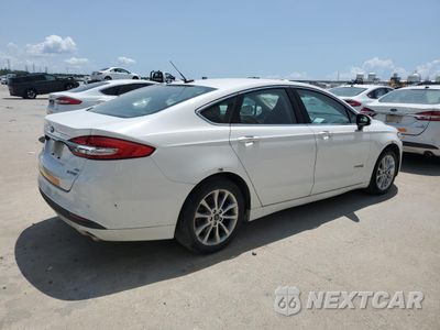 Trzecie zdjęcie samochodu z tyłu: 2017 FORD FUSION SE HYBRID VIN:3FA6P0LU8HR409417 - miniatura