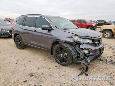 Czwarte zdjęcie samochodu z boku: 2021 HONDA PILOT SE VIN:5FNYF5H23MB038446 - miniatura