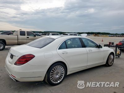 Trzecie zdjęcie samochodu z tyłu: 2018 MERCEDES-BENZ S 560 4MATIC VIN:WDDUG8GB0JA346554 - miniatura