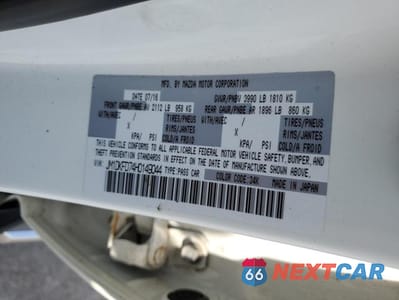 Zdjęcie 14 z 14 samochodu: 2017 MAZDA CX-3 GRAND TOURING VIN:JM1DKFD74H0149044 - miniatura