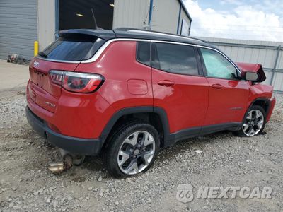 Trzecie zdjęcie samochodu z tyłu: 2020 JEEP COMPASS LIMITED VIN:3C4NJDCB2LT143370 - miniatura