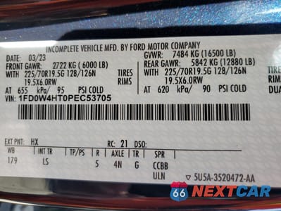 Zdjęcie 10 z 10 samochodu: 2023 FORD F450 SUPER DUTY VIN:1FD0W4HT0PEC53705 - miniatura