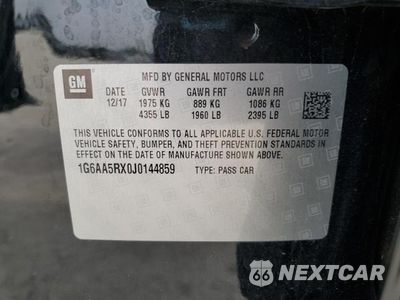 Zdjęcie 12 z 12 samochodu: 2018 CADILLAC ATS VIN:1G6AA5RX0J0144859 - miniatura