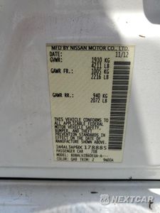 Zdjęcie 12 z 13 samochodu: 2013 NISSAN ALTIMA 2.5 VIN:1N4AL3AP6DC178885 - miniatura