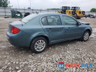 Trzecie zdjęcie samochodu z tyłu: 2009 CHEVROLET COBALT LS VIN:1G1AS58H997197687 - miniatura