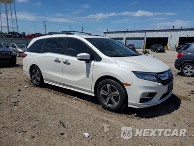 Czwarte zdjęcie samochodu z boku: 2018 HONDA ODYSSEY TOURING VIN:5FNRL6H8XJB003650 - miniatura