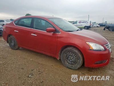 Czwarte zdjęcie samochodu z boku: 2014 NISSAN SENTRA S VIN:3N1AB7APXEY332529 - miniatura