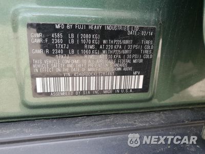 Zdjęcie 13 z 15 samochodu: 2014 SUBARU OUTBACK 2.5I PREMIUM VIN:4S4BRBDCXE3287461 - miniatura