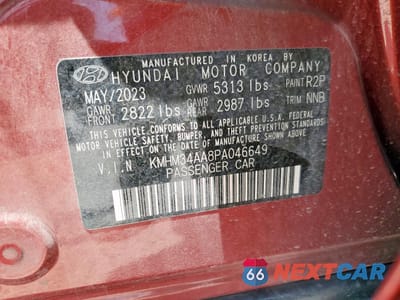 Zdjęcie 13 z 13 samochodu: 2023 HYUNDAI IONIQ 6 SEL VIN:KMHM34AA8PA046649 - miniatura
