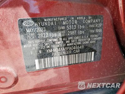 Zdjęcie 13 z 13 samochodu: 2023 HYUNDAI IONIQ 6 SEL VIN:KMHM34AA8PA046649 - miniatura