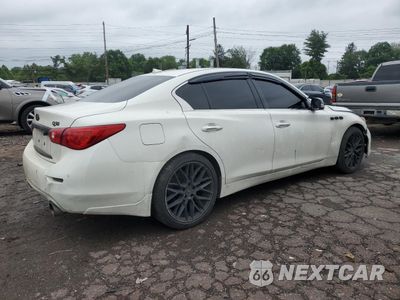 Trzecie zdjęcie samochodu z tyłu: 2014 INFINITI Q50 BASE VIN:JN1BV7AR8EM697808 - miniatura