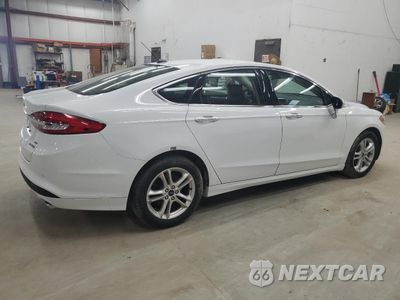 Trzecie zdjęcie samochodu z tyłu: 2018 FORD FUSION SE HYBRID VIN:3FA6P0LU9JR287012 - miniatura