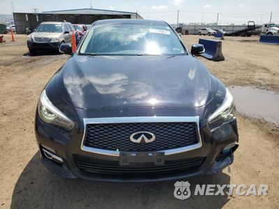 Piąte zdjęcie samochodu w środku: 2015 INFINITI Q50 BASE VIN:JN1BV7AR4FM416038 - miniatura