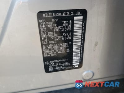 Zdjęcie 13 z 14 samochodu: 2022 INFINITI QX80 LUXE VIN:JN8AZ2AC2N9485344 - miniatura