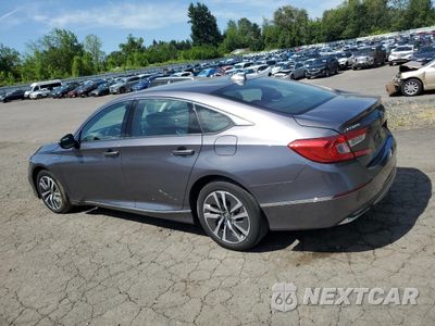 Drugie zdjęcie samochodu z przodu: 2021 HONDA ACCORD HYBRID EXL VIN:1HGCV3F55MA013847 - miniatura