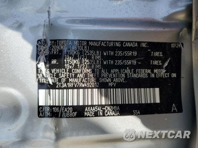 Zdjęcie 13 z 16 samochodu: 2024 TOYOTA RAV4 XLE PREMIUM VIN:2T3A1RFV7RW492012 - miniatura