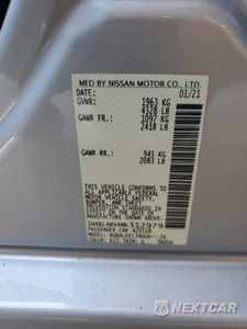 Zdjęcie 12 z 13 samochodu: 2021 NISSAN ALTIMA S VIN:1N4BL4BV4MN352979 - miniatura