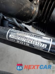 Zdjęcie 9 z 9 samochodu: 2015 HONDA VT750 C2B VIN:JH2RC5379FK501073 - miniatura