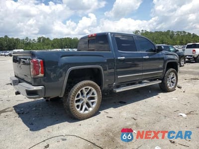 Trzecie zdjęcie samochodu z tyłu: 2018 GMC SIERRA K1500 SLT VIN:3GTU2NEC9JG163822 - miniatura