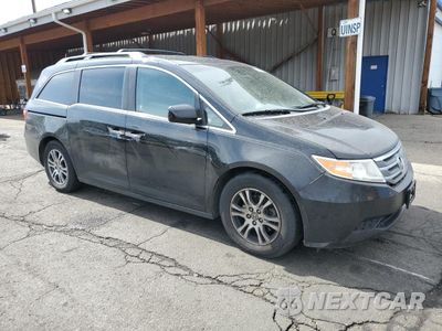 Czwarte zdjęcie samochodu z boku: 2012 HONDA ODYSSEY EXL VIN:5FNRL5H65CB029827 - miniatura