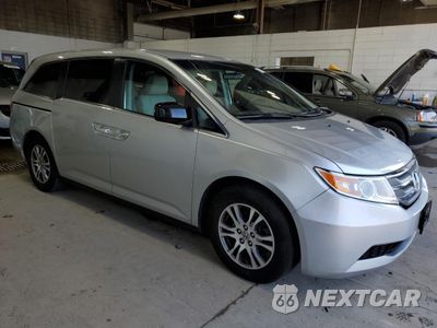 Czwarte zdjęcie samochodu z boku: 2012 HONDA ODYSSEY EX VIN:5FNRL5H44CB067774 - miniatura