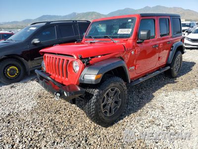 2018 JEEP WRANGLER UNLIMITED SPORT 1C4HJXDG1JW111784 - główne zdjęcie licytacji z USA - miniatura