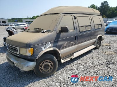 1997 FORD ECONOLINE E150 VAN 1FDEE14L0VHB54777 - główne zdjęcie licytacji z USA - miniatura