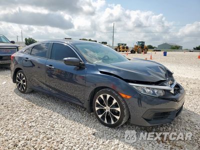 Czwarte zdjęcie samochodu z boku: 2017 HONDA CIVIC LX VIN:19XFC2F51HE037870 - miniatura