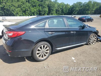 Trzecie zdjęcie samochodu z tyłu: 2017 HYUNDAI SONATA SPORT VIN:5NPE34AF6HH478512 - miniatura