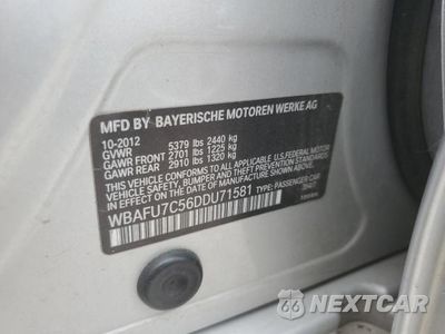 Zdjęcie 12 z 12 samochodu: 2013 BMW 535 XI VIN:WBAFU7C56DDU71581 - miniatura
