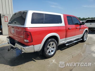 Trzecie zdjęcie samochodu z tyłu: 2012 DODGE RAM 1500 LARAMIE VIN:1C6RD7JT4CS240018 - miniatura