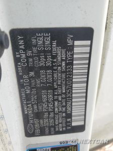 Zdjęcie 13 z 13 samochodu: 2007 HYUNDAI VERACRUZ GLS VIN:KM8NU13C57U012133 - miniatura