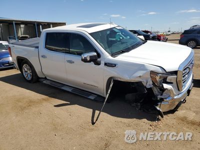 Czwarte zdjęcie samochodu z boku: 2019 GMC SIERRA K1500 SLT VIN:3GTU9DED2KG238232 - miniatura