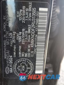 Zdjęcie 12 z 12 samochodu: 2024 HYUNDAI IONIQ 5 SEL VIN:KM8KNDDF2RU313505 - miniatura