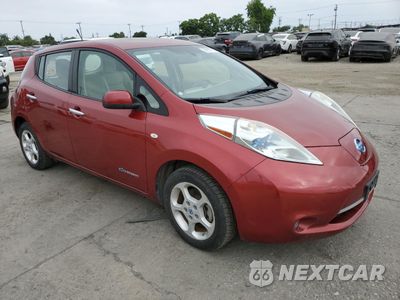 Czwarte zdjęcie samochodu z boku: 2012 NISSAN LEAF SV VIN:JN1AZ0CP2CT015527 - miniatura