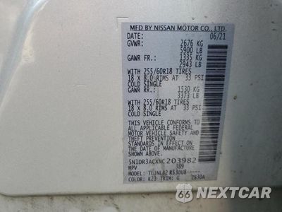 Zdjęcie 12 z 12 samochodu: 2022 NISSAN PATHFINDER S VIN:5N1DR3ACXNC203982 - miniatura