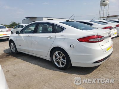 Drugie zdjęcie samochodu z przodu: 2018 FORD FUSION SE HYBRID VIN:3FA6P0LU0JR129853 - miniatura