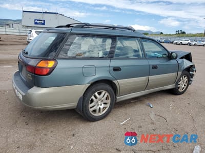 Trzecie zdjęcie samochodu z tyłu: 2000 SUBARU LEGACY OUTBACK VIN:4S3BH6651Y7669940 - miniatura