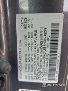 Zdjęcie 13 z 16 samochodu: 2019 HONDA CR-V EX VIN:5J6RW1H58KA008172 - miniatura