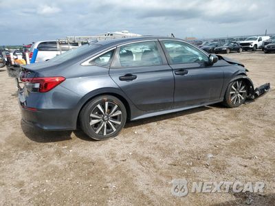 Trzecie zdjęcie samochodu z tyłu: 2022 HONDA CIVIC EX VIN:2HGFE1F71NH323712 - miniatura