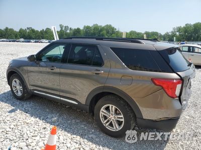Drugie zdjęcie samochodu z przodu: 2021 FORD EXPLORER XLT VIN:1FMSK8DH6MGB41648 - miniatura