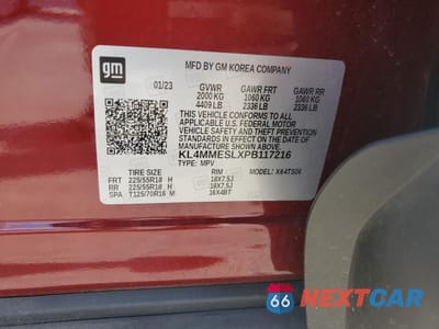 Zdjęcie 13 z 13 samochodu: 2023 BUICK ENCORE GX SELECT VIN:KL4MMESLXPB117216 - miniatura