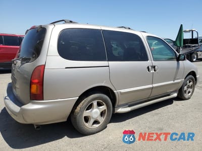 Trzecie zdjęcie samochodu z tyłu: 2000 NISSAN QUEST SE VIN:4N2XN11T4YD836278 - miniatura