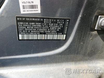 Zdjęcie 12 z 14 samochodu: 2017 VOLKSWAGEN JETTA SE VIN:3VWDB7AJ1HM248789 - miniatura