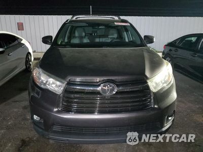 Piąte zdjęcie samochodu w środku: 2014 TOYOTA HIGHLANDER XLE VIN:5TDKKRFHXES018708 - miniatura