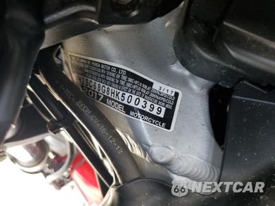 Zdjęcie 9 z 10 samochodu: 2017 HONDA GL1800 VIN:JH2SC68G8HK500399 - miniatura