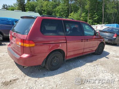 Trzecie zdjęcie samochodu z tyłu: 2003 HONDA ODYSSEY EX VIN:5FNRL18683B129719 - miniatura